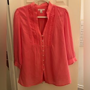 Banana Republic Hot Pink Tunic Shirt | Size M